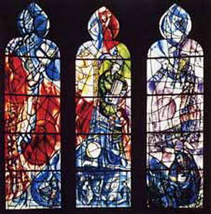 Марк Шагал. Витражи в соборе в Метце, Франция, 196-1965 гг.