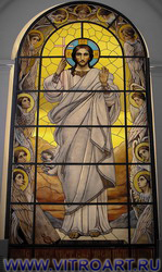 Витраж «Воскресение Христово» из Великокняжеской Усыпальницы, Петербург
